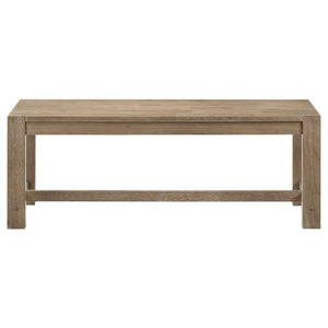 Scottsdale - Wood Trestle Base Dining Bench - Washed Brown