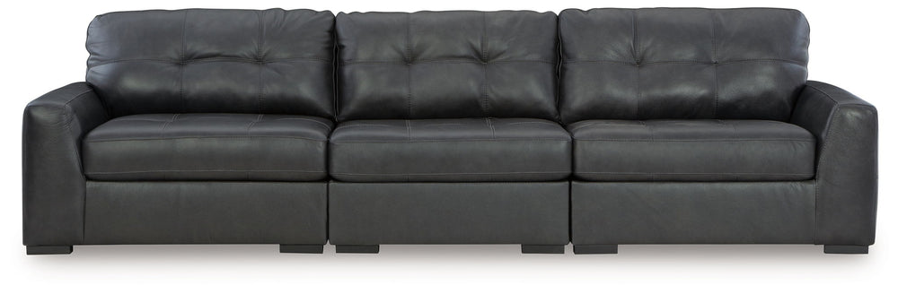 Brindley Pier - 3-Piece Sectional Sofa - Fog