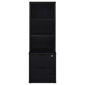 Westpark - 3-Shelf Bookcase USB And Lockable Drawer