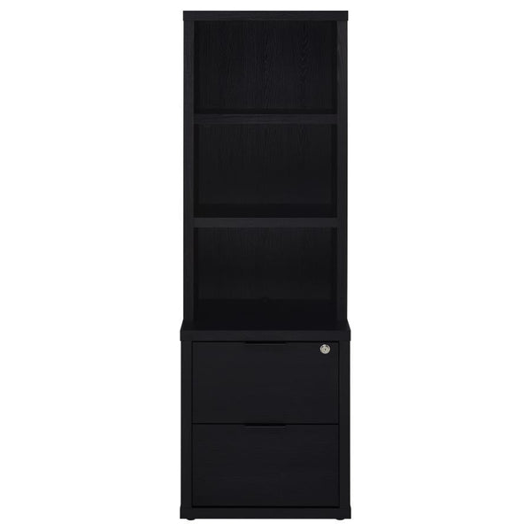 Westpark - 3-Shelf Bookcase USB And Lockable Drawer