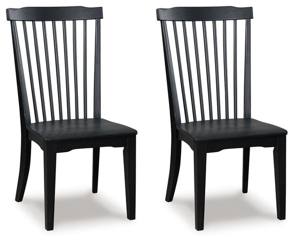 Greddinton - Dining Room Side Chair (Set of 2) Black