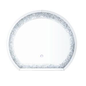 Noralie - Accent Mirror - Mirrored & Faux Diamonds