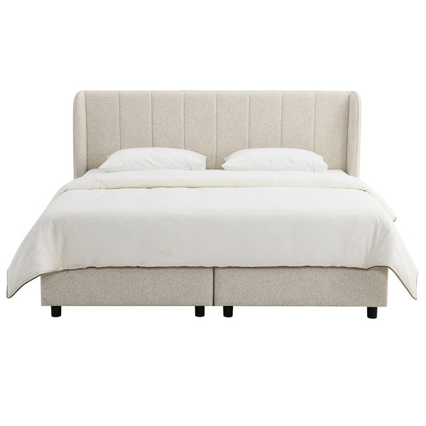 Adonia - Queen Bed With Storage - Beige