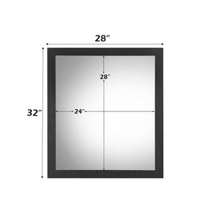 Eos - Mirror - Walnut & Black
