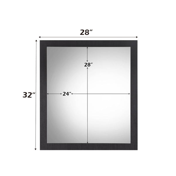 Eos - Mirror - Walnut & Black