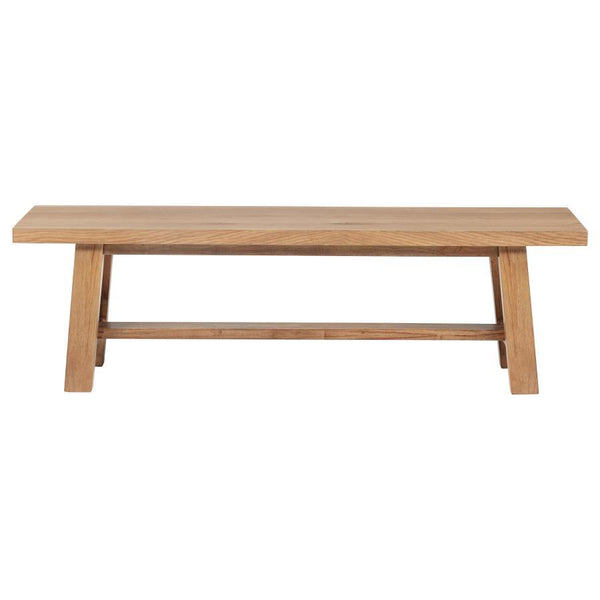 Middleton - Wood Backless Dining Bench Natural - Brown
