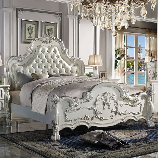 Dresden - Traditional - Bed Bone White California King