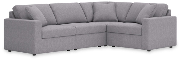 Modmax - Granite - Sectional Gray 4 Pc. Sectional