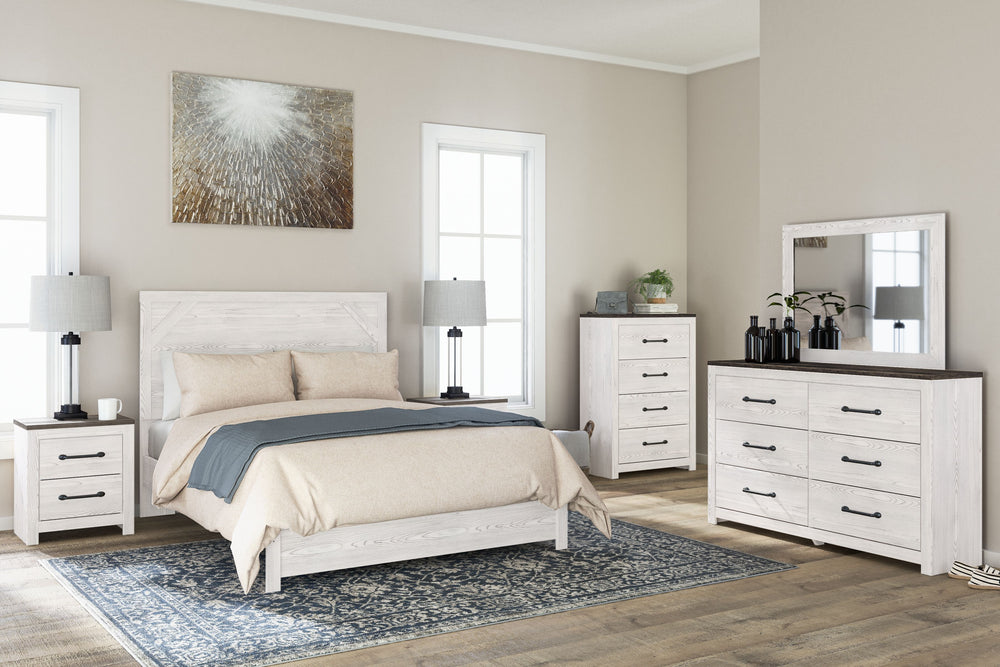 Gerridan - Panel Bedroom Set White