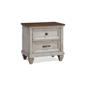 Mariana - Nightstand With USB Gray