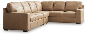 Bandon - Sectional Light Brown 3 Pc. Left Arm Facing Loveseat Sectional