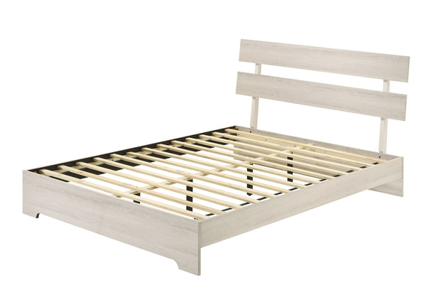 Atticus - Full Platform Bed In One Box - White