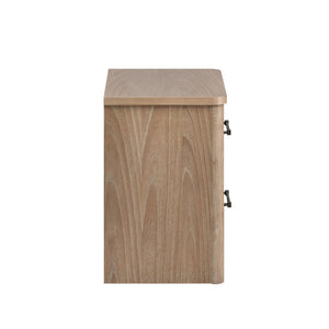 Anika - 2 Drawer Nightstand - Natural / Brown