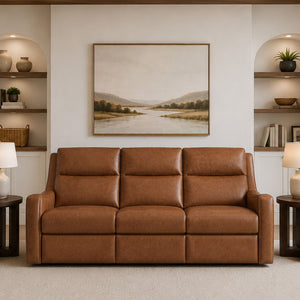 Channing - Power Zero Gravity Sofa P3 - Renaissance Cinnamon