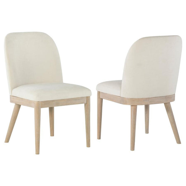 Solano - Upholstered Dining Side Chair (Set of 2) - Beige