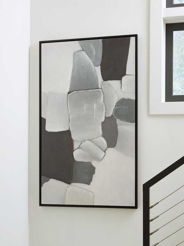 Adilson - Wall Art - White / Gray / Black