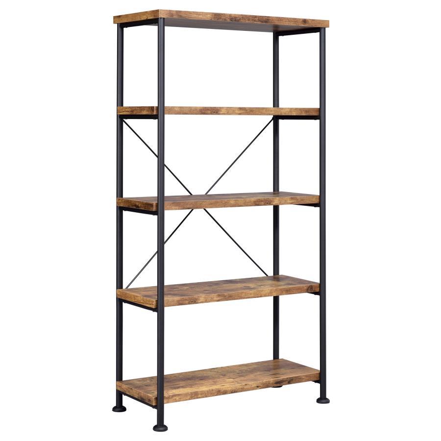 Analiese - 4-Shelf Bookshelf Light Brown