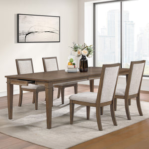 Mariana - Dining Table Set Dark Brown 5 Pc. Table, 4 Side Chairs