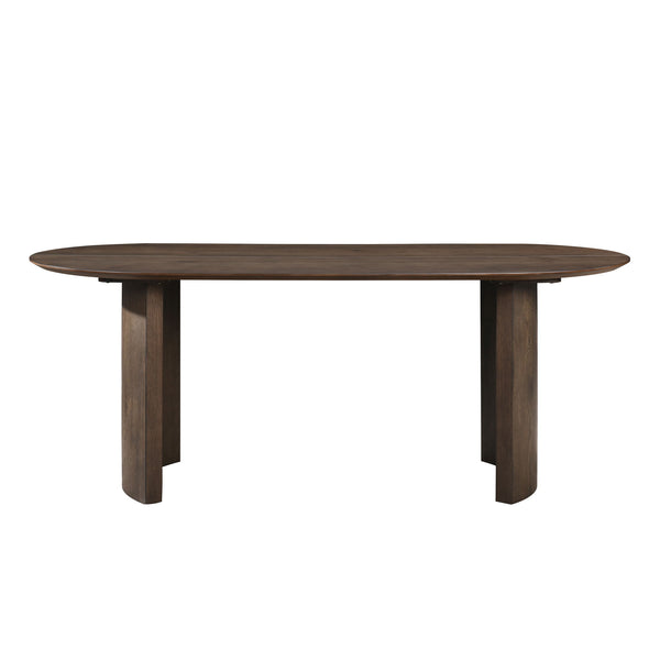 Kody - Oval Dining Table - Dark Walnut