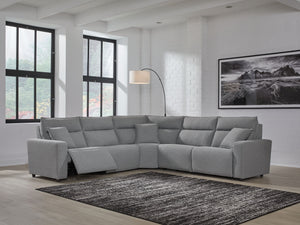 ModMax II - Salt And Pepper - Reclining Sectional