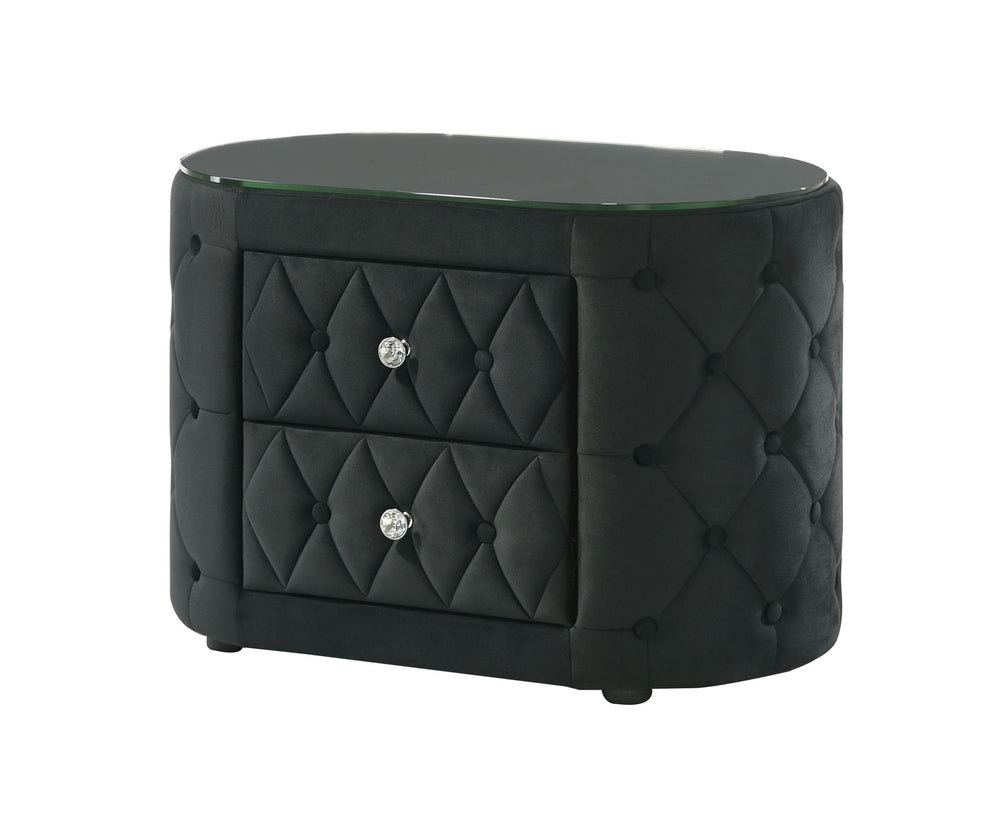 Voltare - Nightstand - Black