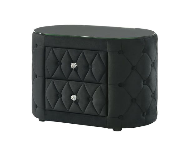 Voltare - Nightstand - Black