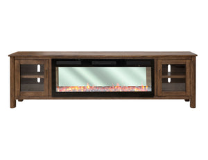 Olimpia - Electric Fireplace - Towny Brown