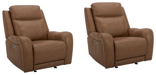 Haywood - Power Glider Recliner Butternut 2 Pieces