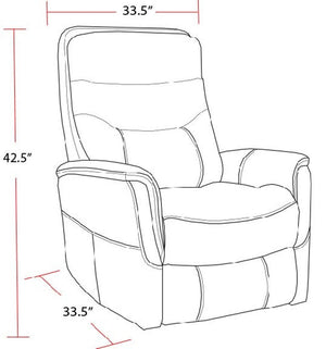 Gemini - 33.5" Swivel Glider Recliner (Set of 2)