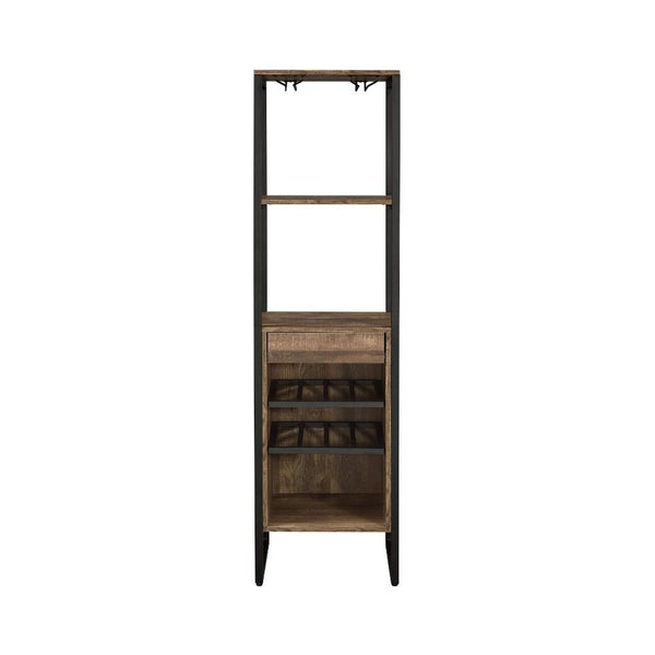 Narik - Wine Rack - Weathered Oak