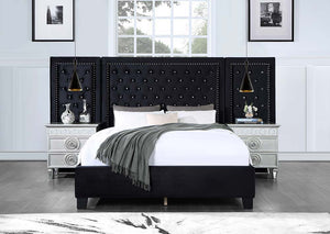 Damazy - Bed Black Queen