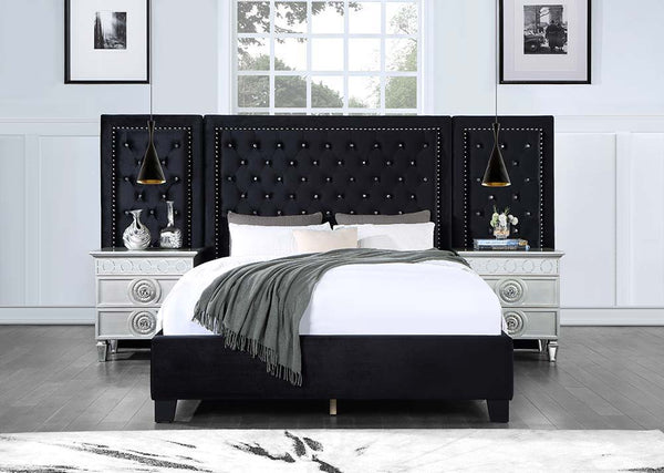 Damazy - Bed Black Queen