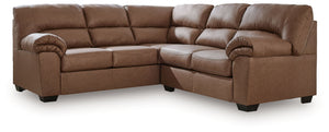 WillowBend - Sectional Light Brown 2 Pc. Right Arm Facing Loeveseat Sectional