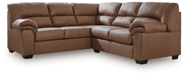 WillowBend - Sectional Light Brown 2 Pc. Right Arm Facing Loeveseat Sectional