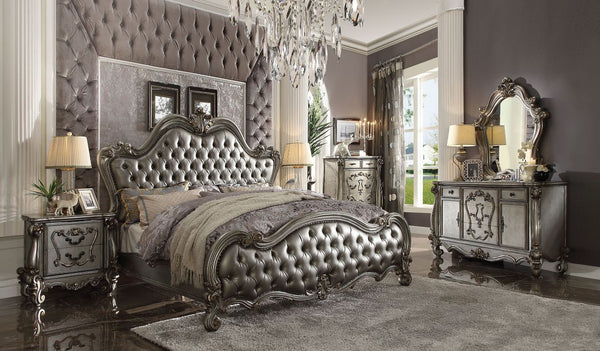 Versailles II - Bed Silver Queen