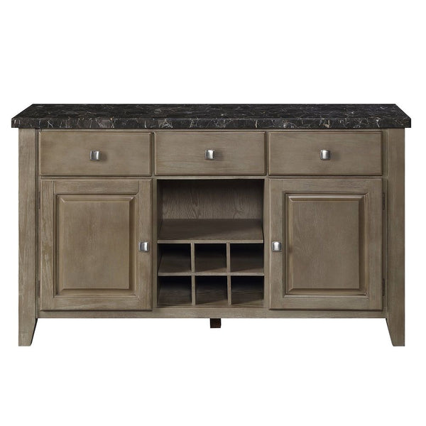 Charnell - Server - Marble Top & Oak