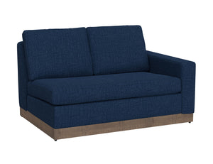 Georgia - Loveseat Blue Right Arm Facing