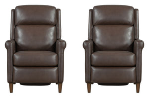 Northfield - Power Cordless High Leg Recliner Dark Brown 1 Piece