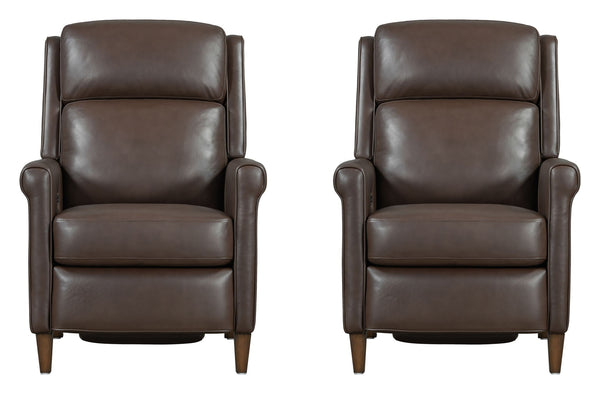 Northfield - Power Cordless High Leg Recliner Dark Brown 1 Piece