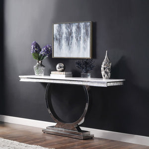 Zander - Table Mirrored Silver Sofa Tables