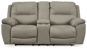 Next-Gen Gaucho - DBL REC PWR Loveseat w/Console - Putty
