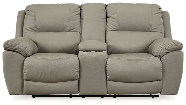 Next-Gen Gaucho - DBL REC PWR Loveseat w/Console - Putty