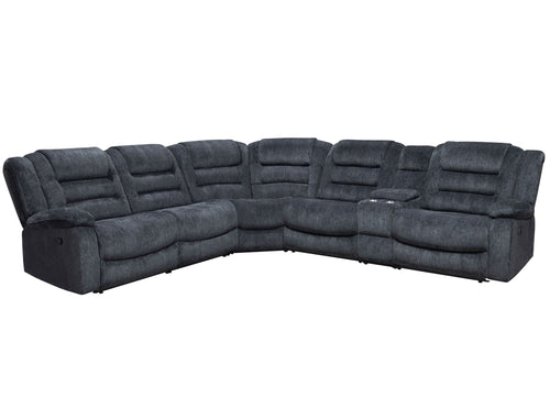 Bolton - Modular Reclining Sectional Dark Gray 6 Pc. Sectional