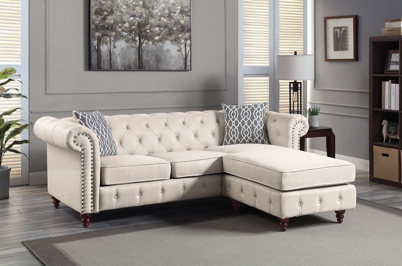 Waldina - Sectional Sofa Beige