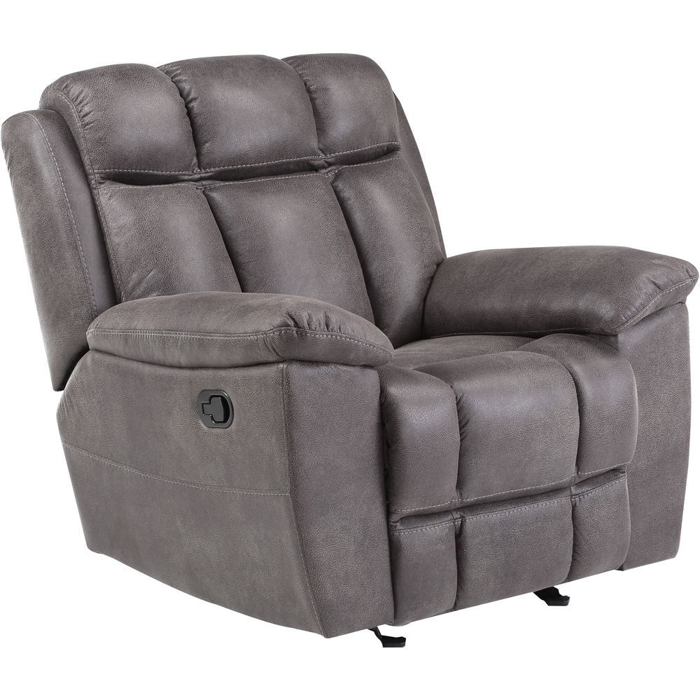 Goliath - Manual Glider Recliner - Arizona Grey