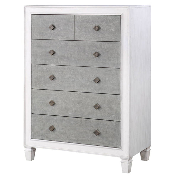 Katia - Chest - Rustic Gray & Weathered White