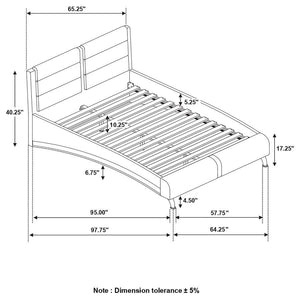 Jeremaine - Upholstered Sleigh Bed