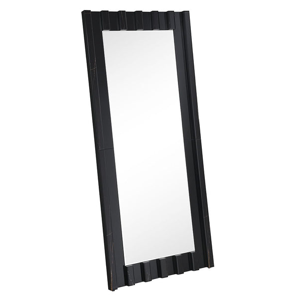 Dara - Floor Mirror - Black