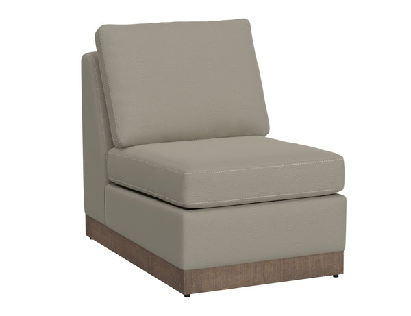 Georgia - Armless Chair Gray