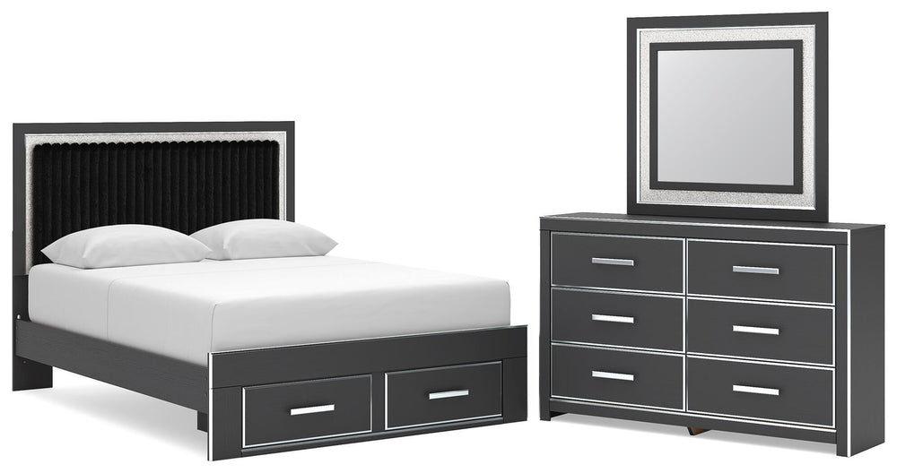 Zuraleus - Upholstered Panel Platform Storage Bedroom Set